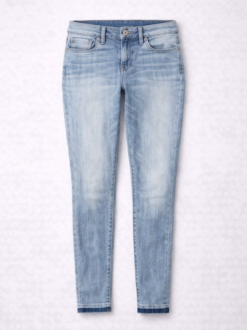Whbm Women''S Released-Hem The Skinny Ankle Jeans Size 10l Light Wash